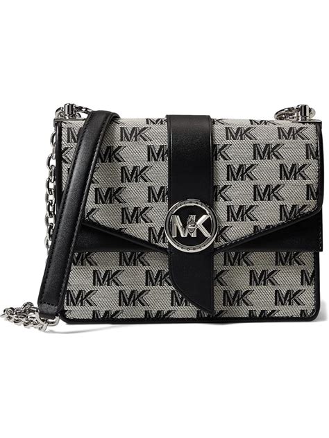 michael kors daria small crossbody saddle bag black 